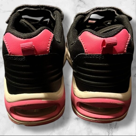 Fuse 53 Black & Pink Girls Athletic Sneakers Size 1 - Picture 2 of 13